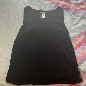 black shirt see through on the side